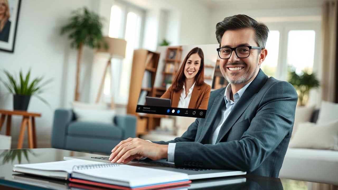 Relocation specialist on an introduction call