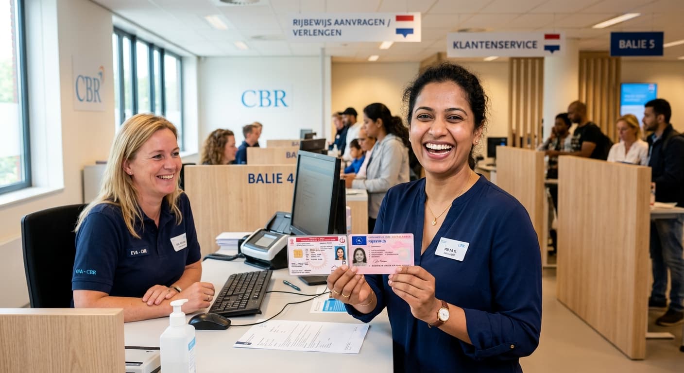 Driving license exchange appointment