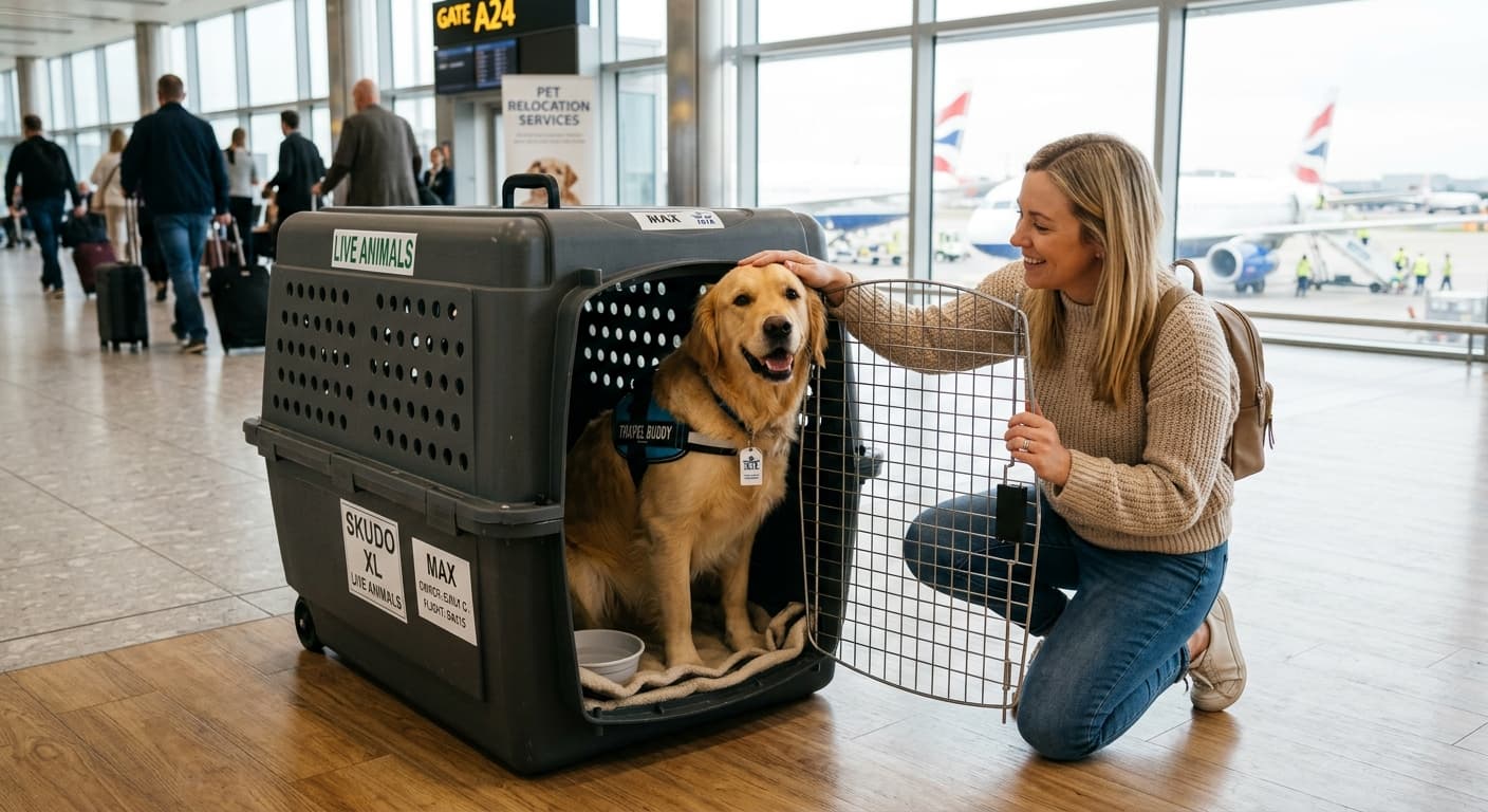 Pet relocation, cat and dog travel