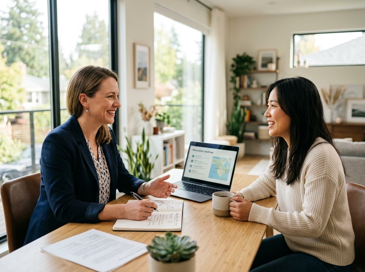 A one-on-one relocation consultation